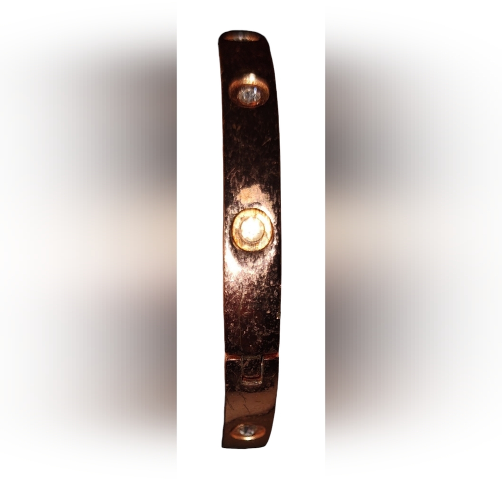 Copper Tone Bangle Bracelet